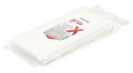 Engangsmoppe tør til gulvmoppe 15-pak