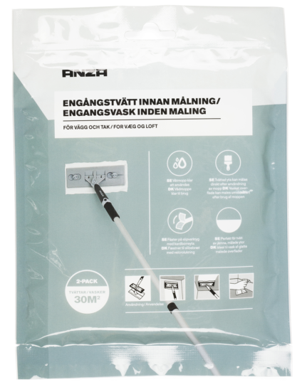 Malingsklar! Engangsvask vådmoppe