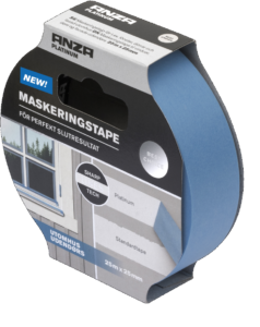 Platinum afdækningstape ude 25m x 25mm